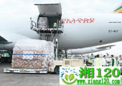 中国援助抗疫物资运抵埃塞